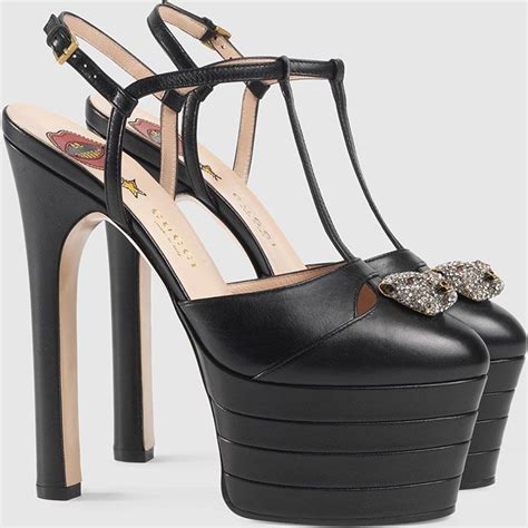 gucci clear heels|gucci heels platform.